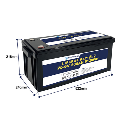 kupować Bely Energetyczna klasa A 24v 200ah bateria lifepo4 Rv Solar Lifepo4 Bateria morska Deep Cycle online manufacture