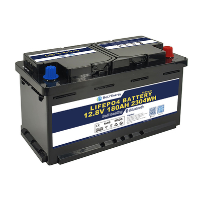 kupować IP65 Obudowa LiFePo4 Bateria 12V180AH dla RV 5000 Czas trwania cyklu 2304Wh energii online manufacture
