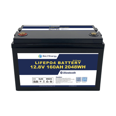 kupować Ochrona równoważenia komórek IP65 Smart 12V160Ah LiFePO4 Bluetooth Bateria litowa online manufacture