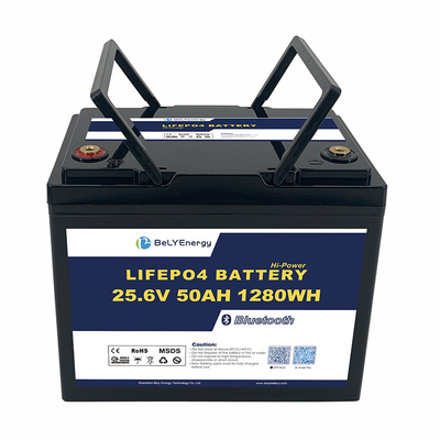 kupować Nowy akumulator Lifepo4 o wysokiej wydajności 25,6V 50Ah do narzędzi i urządzeń elektrycznych online manufacture