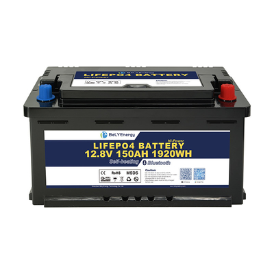 kupować Długa żywotność Wysokiej wydajności bezobsługowa bateria H8 DIN 12V LiFePo4 dla przyczepy online manufacture
