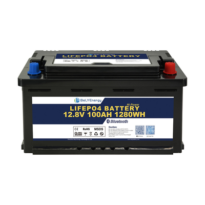 kupować Bely Energy Wbudowany Bms 12V100AH Akumulator słoneczny do samochodów kempingowych pojazdy elektryczne Marine online manufacture