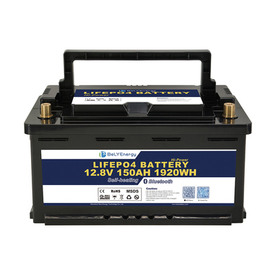 kupować Długotrwałe baterie Lifepo4 12V 150Ah z maksymalnym ciągłym prądem rozładowania 160A i ≥ 3000 cykli online manufacture