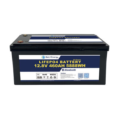 kupować LiFePO4 12V460Ah M8 Typ terminala Bluetooth Bateria litowa 3.5V Komórki równoważeniowe napięcie 100A Stały prąd ładowania dla zastosowań online manufacture
