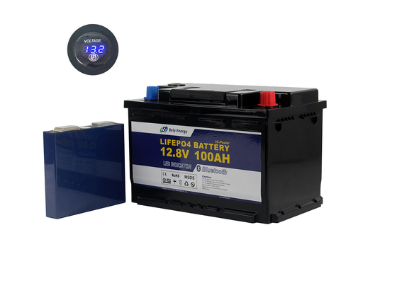 kupować Street Light Marine Bateria litowa 100Ah 12V Lifepo4 Akumulator z wyświetlaczem online manufacture