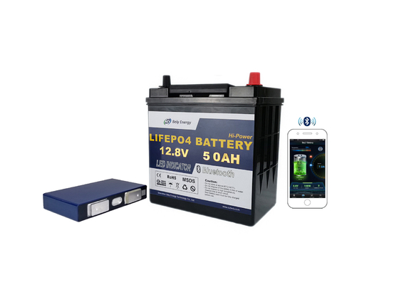 kupować Bezpieczny, niezawodny akumulator litowo-jonowy 12 V 50 amperów do łodzi podwodnej Bluetooth online manufacture