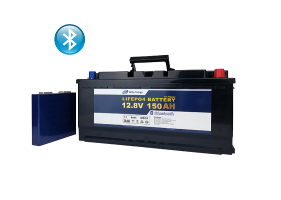 kupować 12-woltowa bateria litowa Bluetooth 150 Ah Bateria polimerowa Lifepo4 Street Light online manufacture