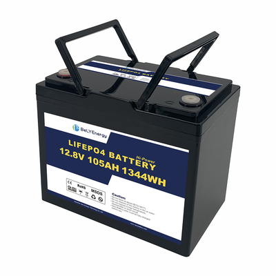 Akumulator z głębokim cyklem 105AH 12V LiFePo4 do systemu energii słonecznej UPS