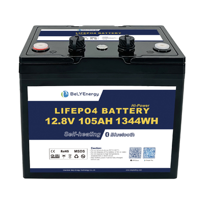 System energii słonecznej 12v 105ah Lifepo4 Bateria dostosowana z CAN RS485 Interfejs
