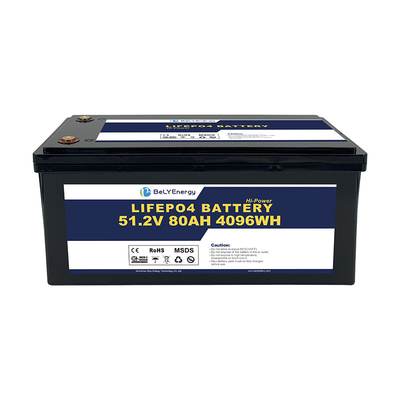 ABS Case IP65 wodoodporny 100A Max rozładowanie 48V80Ah Litowo-jonowe baterie do energii słonecznej