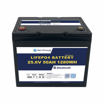 OEM ODM ABS Bateria anty-UV dla łodzi morskich 24V 50AH LiFePO4 Bateria litowa z BT