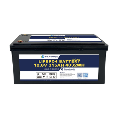LiFePO4 Litium Battery 12V 315AH z BT i samoogrzewanie dla karawanu RV