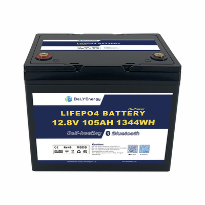 LiFePO4 Litium Ion Battery 12V 105AH z BT i samoogrzewaniem