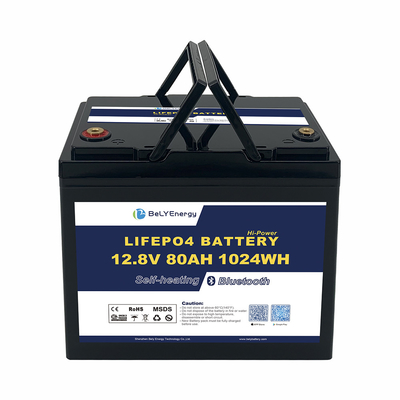 Akumulator litowy 12V80AH z BT i samoogrzewaniem