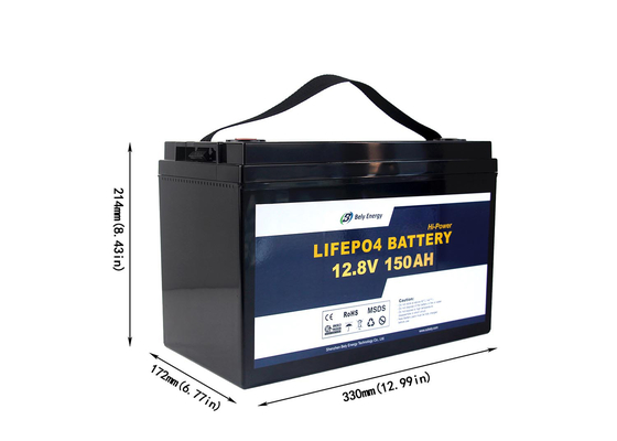 CE MSDS 12V 150AH Akumulator LiFePO4 do wózka golfowego