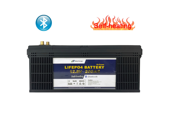 Akumulatory niskotemperaturowe 12V 200Ah Street Light Elektryczny trójkołowy akumulator litowy